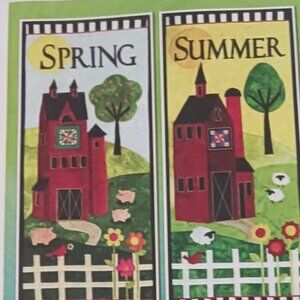 Skinny Barns Quilt Pattern Collection by Zebra Patterns